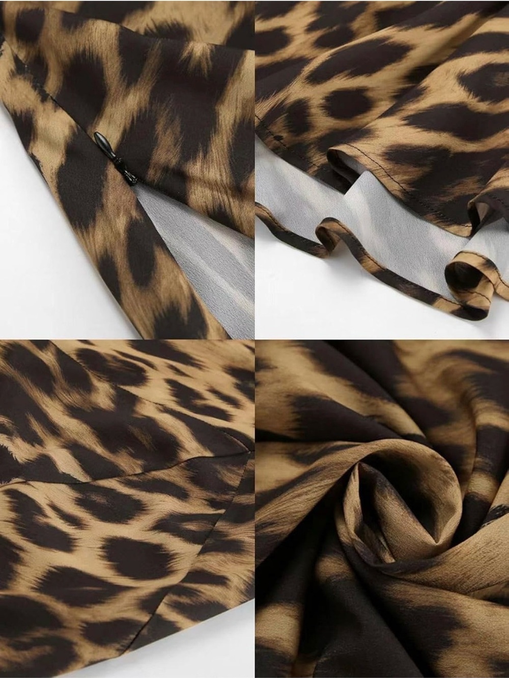 Amazon Leopard Print Maxi Skirt in Brown and Black - Picture 3 of 7